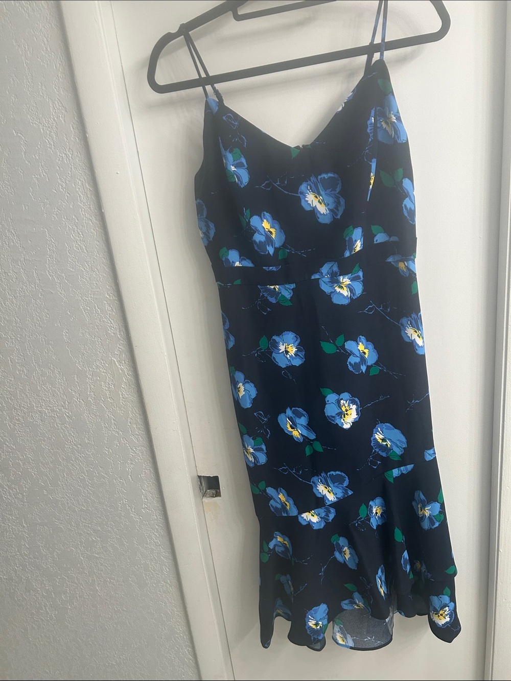 Women’s Navy Blue Floral Slip Dress